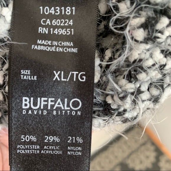 BUFFALO DAVID BITTON KNITTED WOMEN SWEATER SIZE XL - Picture 6 of 8